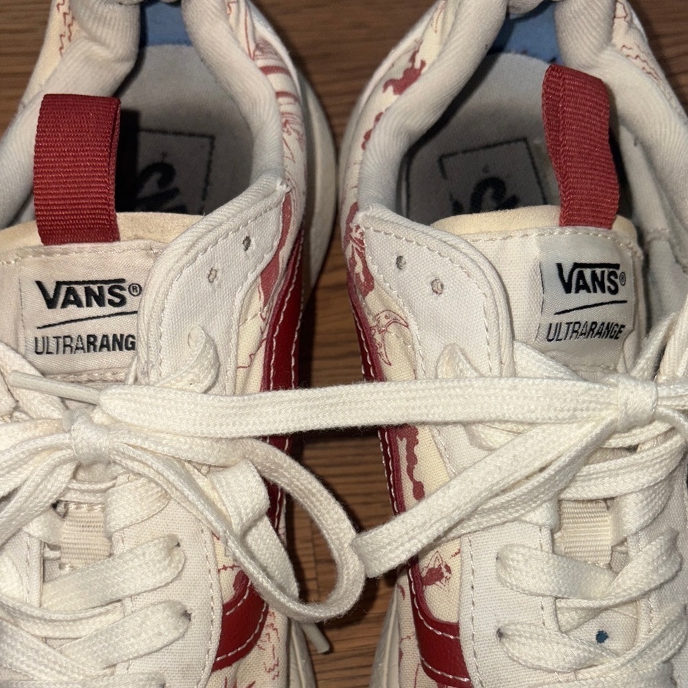 Vans Ultra-range sneakers  in Red and White women’s size 10, Men’s size 8.5 - Picture 5 of 7